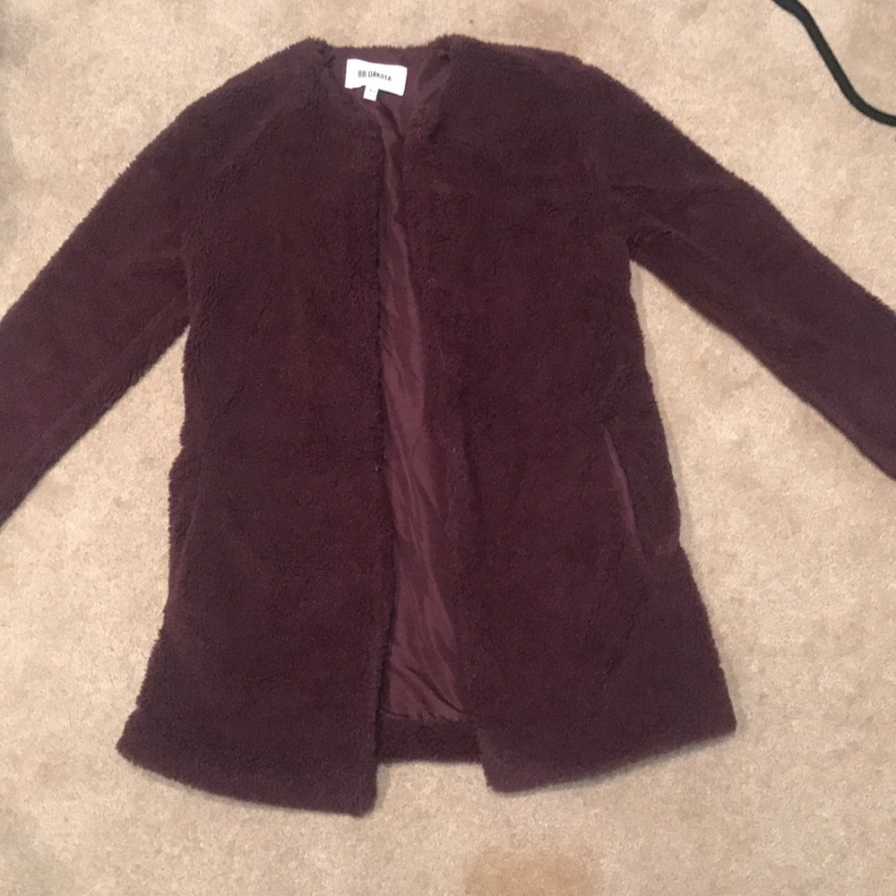 Faux fur coat
